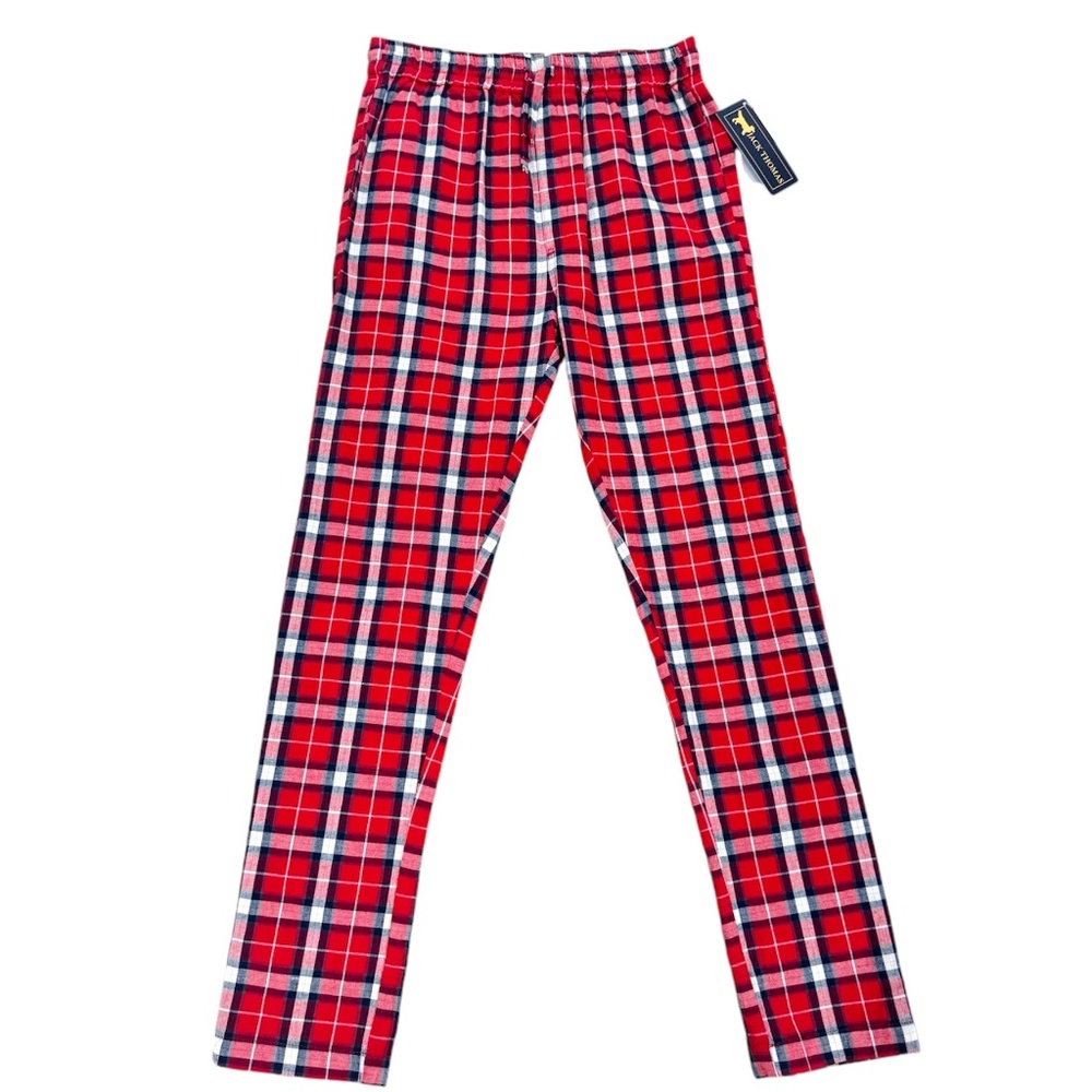 NWT Jack Thomas Red Plaid PJ Pant